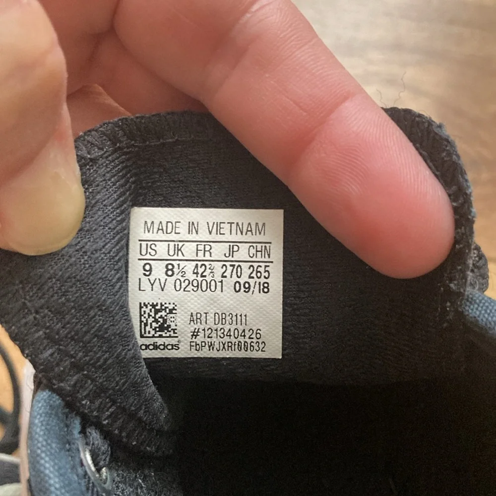 adidas black canvas